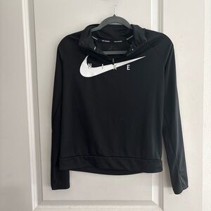 Nike Black Bomber Jacket with Reflective Back Dots